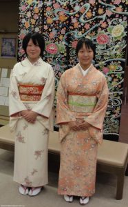 Japanese girls in kimono