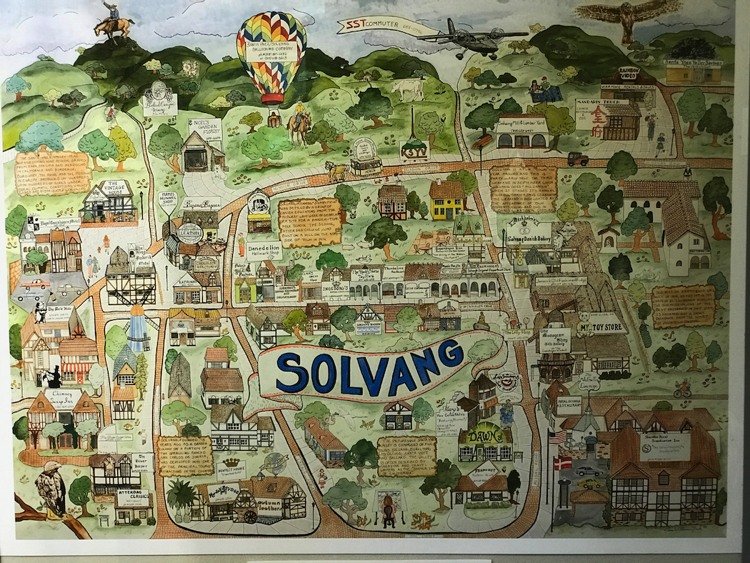 Solvang Map