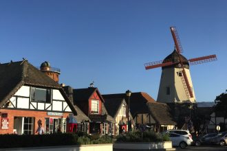 Solvang Streetscape California's Danish village
