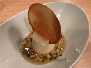 Metro Aspire Hotel Sydney Gumtree Restaurant Coconut panna cotta with lychee and pineapple salsa 1-imp