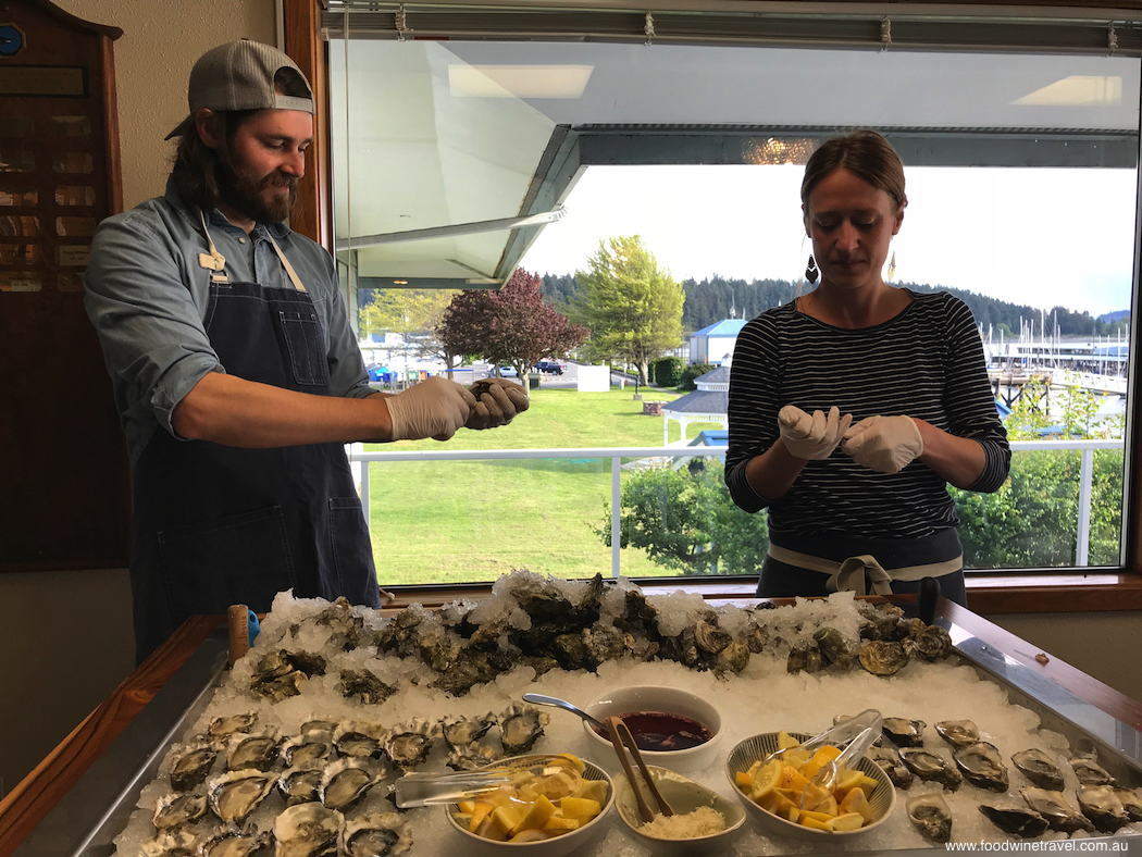 Pop Up Oyster Bar at Oak Harbor Yacht Club