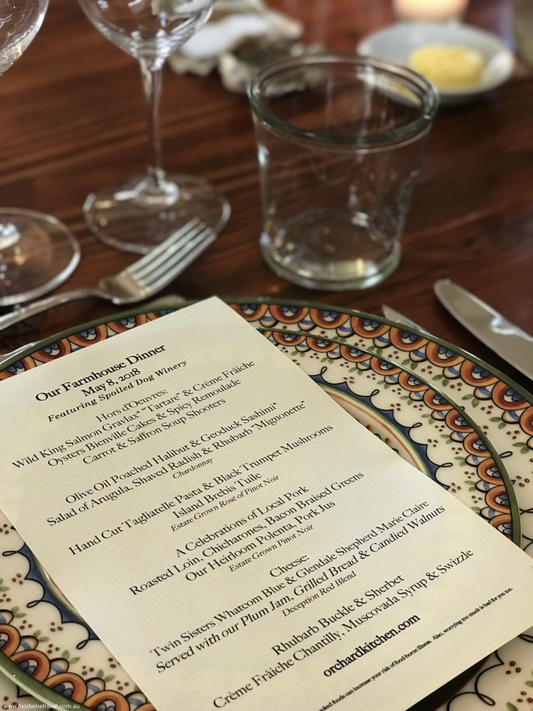 IFWTWA Whidbey Island Orchard Kitchen Menu