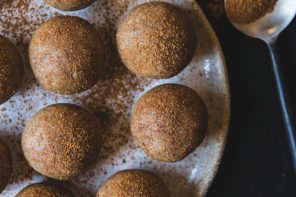 Gingerbread Cookie Dough Bliss Balls, from Wholefood Simply, by Bianca Slade