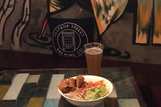 Noodle Dish Pasteur Street Brewing Company Craft Beer in Vietnam