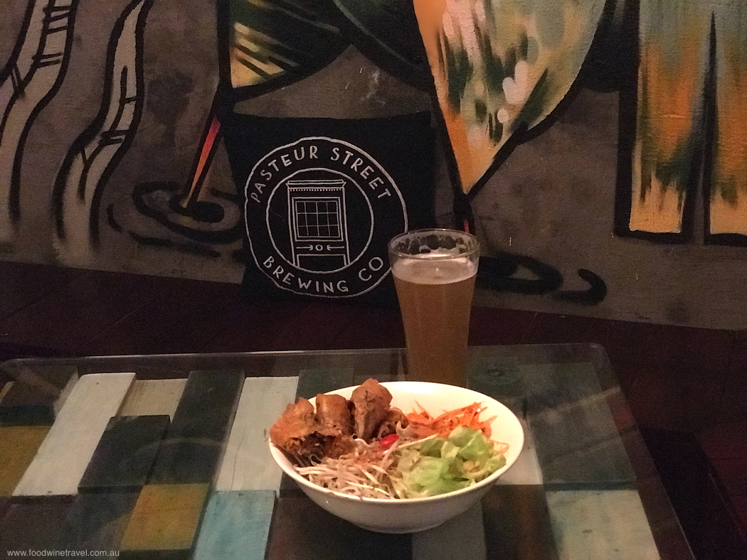 Noodle Dish Pasteur Street Brewing Company Craft Beer in Vietnam