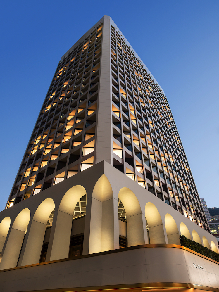 The Murray Hotel Hong Kong Facade Evening