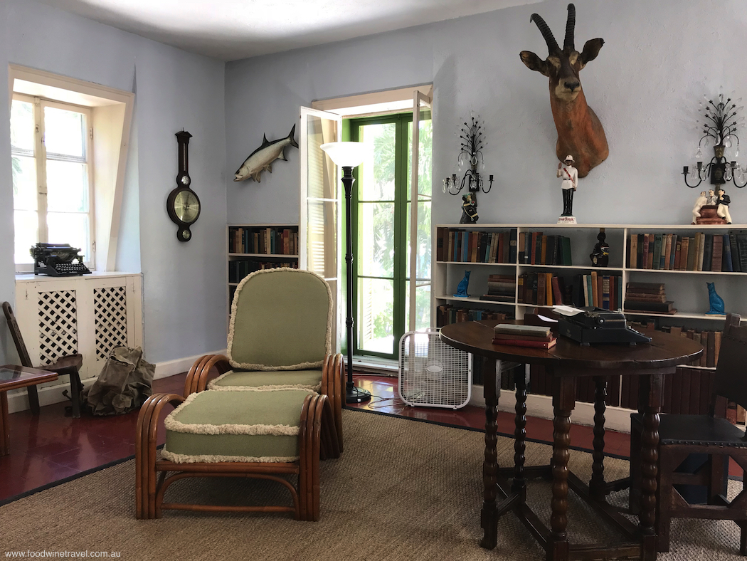 Ernest Hemingway study in house in Key West