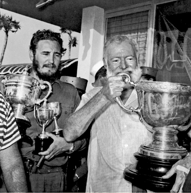 Fidel Castro and Ernest Hemingway