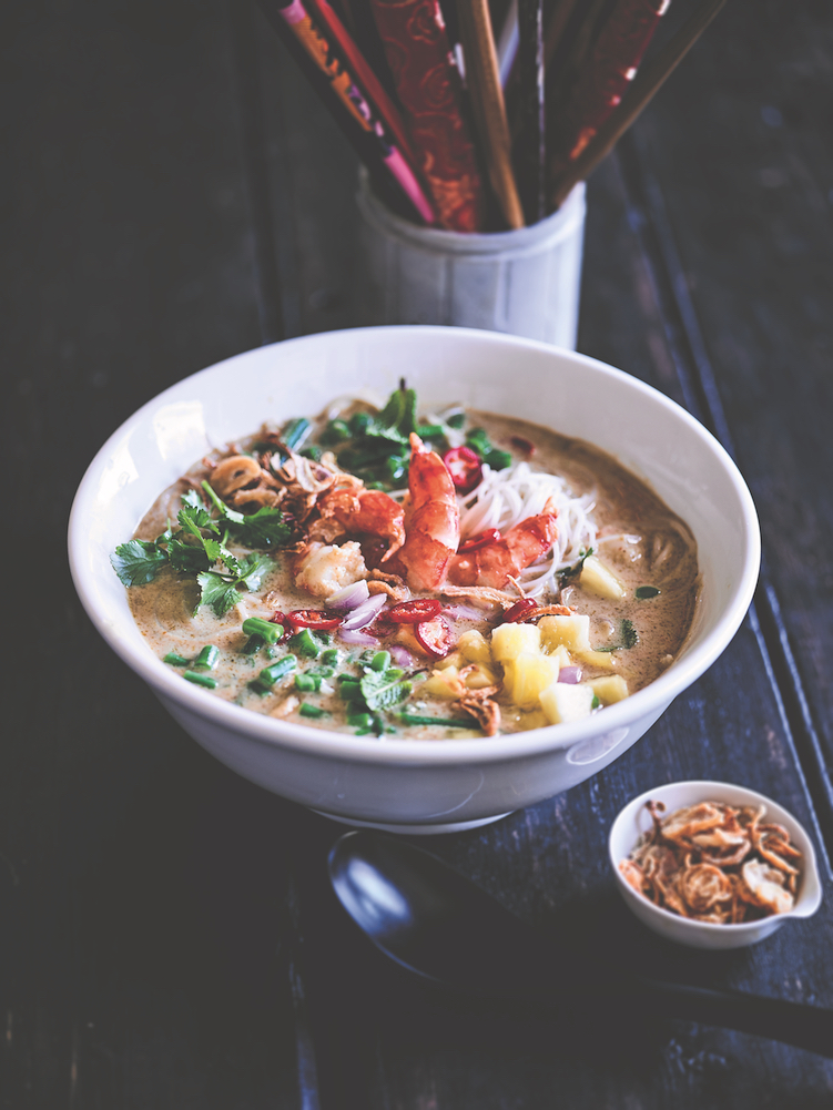 Prawn Laksa, from My Asian Kitchen by Jennifer Joyce.