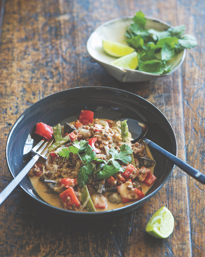 Brown Lentil And Vegetable Massaman Curry, from Slow Cooker Vegetarian.