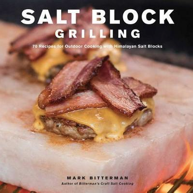 Cooking sardines on the salt block from The Salt Box, Salt Block Grilling book by Mark Bitterman