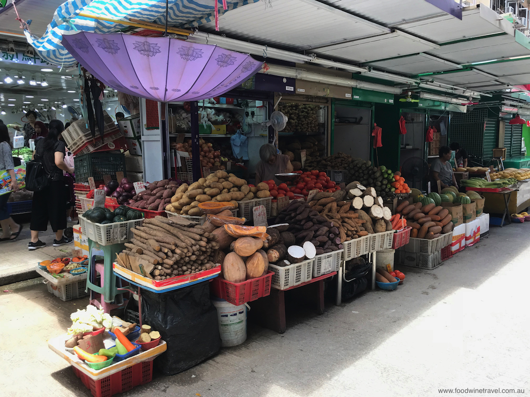 The market stalls and food shops in and around Nelson Street, Mong Kok, offer a fascinating insight into Hong Kong life. 