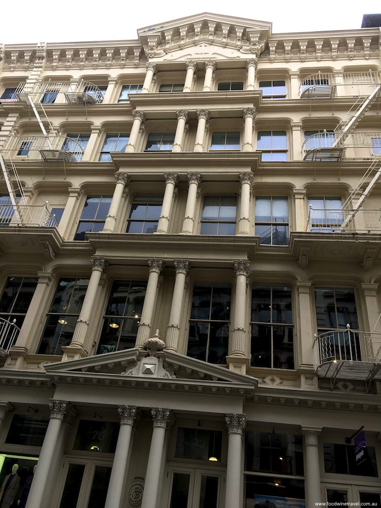 One of the finest examples of cast iron buildings in Soho.