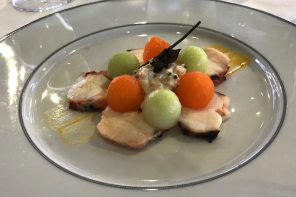 Regent Seven Seas Cruises, Seven Seas MarinerLobster and melon appetiser