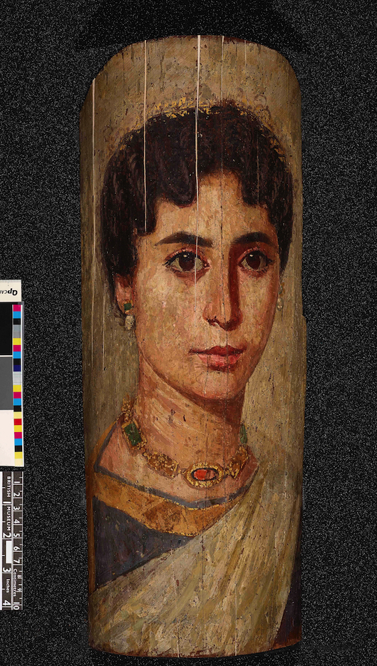 Rome City and Empire Mummy portrait, National Museum of Australia.