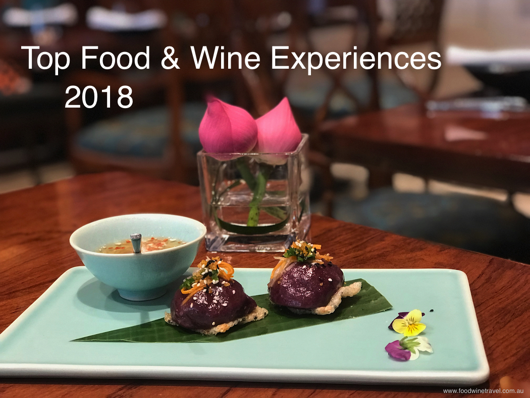 Top Food & Wine Experiences in 2018 Vietnam House Butterfly Pea Flower sticky rice dumplings