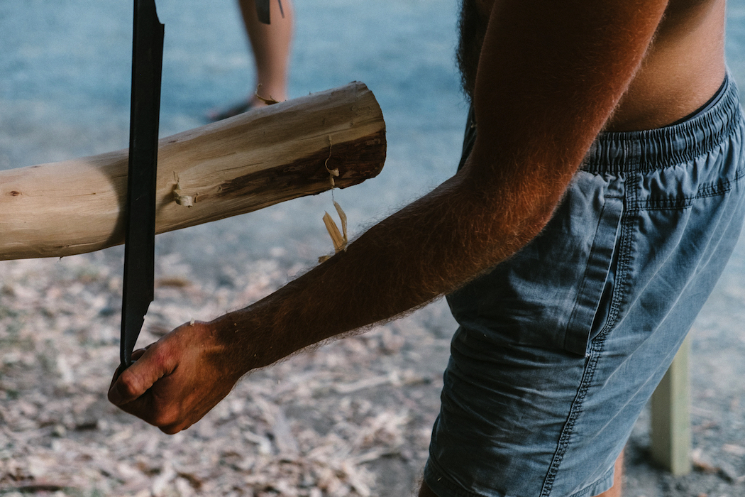 Woodford Folk Festival 2018 Didgeridoo making