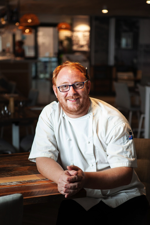 Margate Beach House restaurant at The Sebel Brisbane Margate Beach, Chef Michael Harris