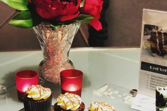 Hilton 100th Birthday Red Velvet Cupcakes