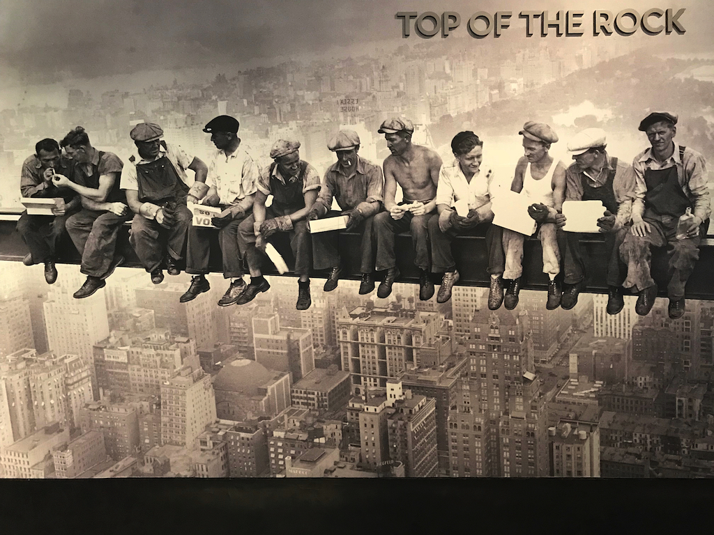 Men on the Beam Iconic New York photo