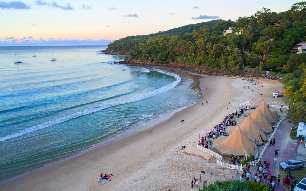 Tipis on Noosa Main Beach @surfshotsnoosa