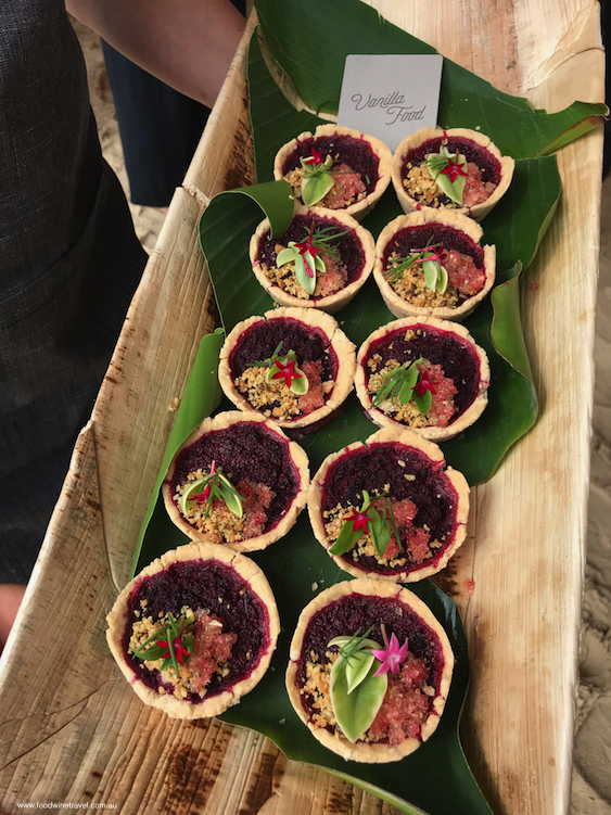 Noosa Food and Wine Festival Well Nourished Brunch Beetroot Tartlets