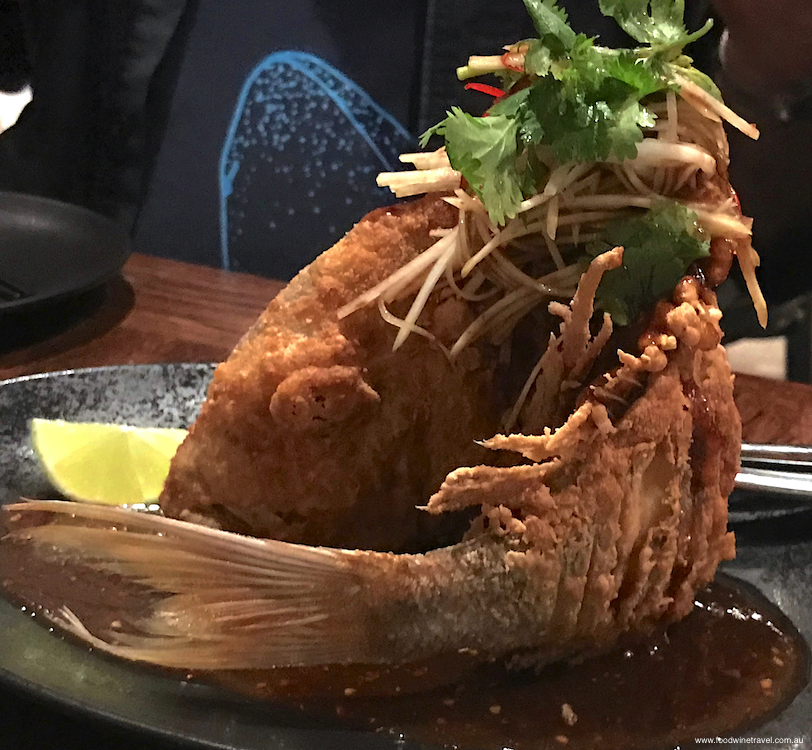 Nu Bambu Sydney Crispy Fish with sweet chilli tamarind sauce