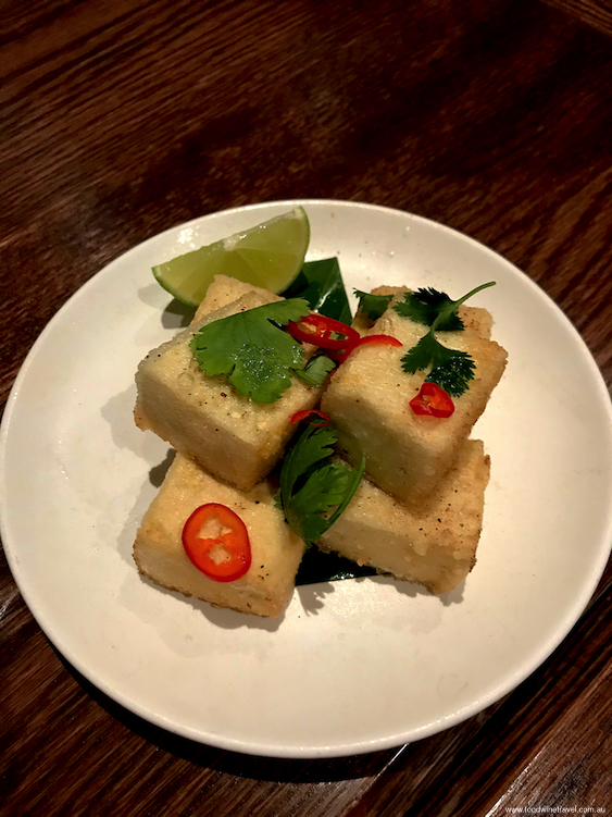 Nu Bambu Sydney restaurant Salt and Pepper Tofu