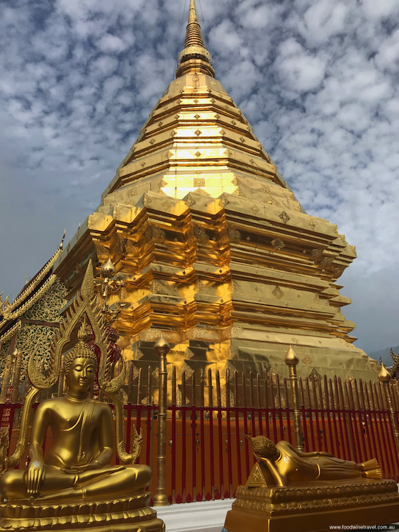 Wat Phra That Doi Suthep, one of Chiang Mai's most revered temples.