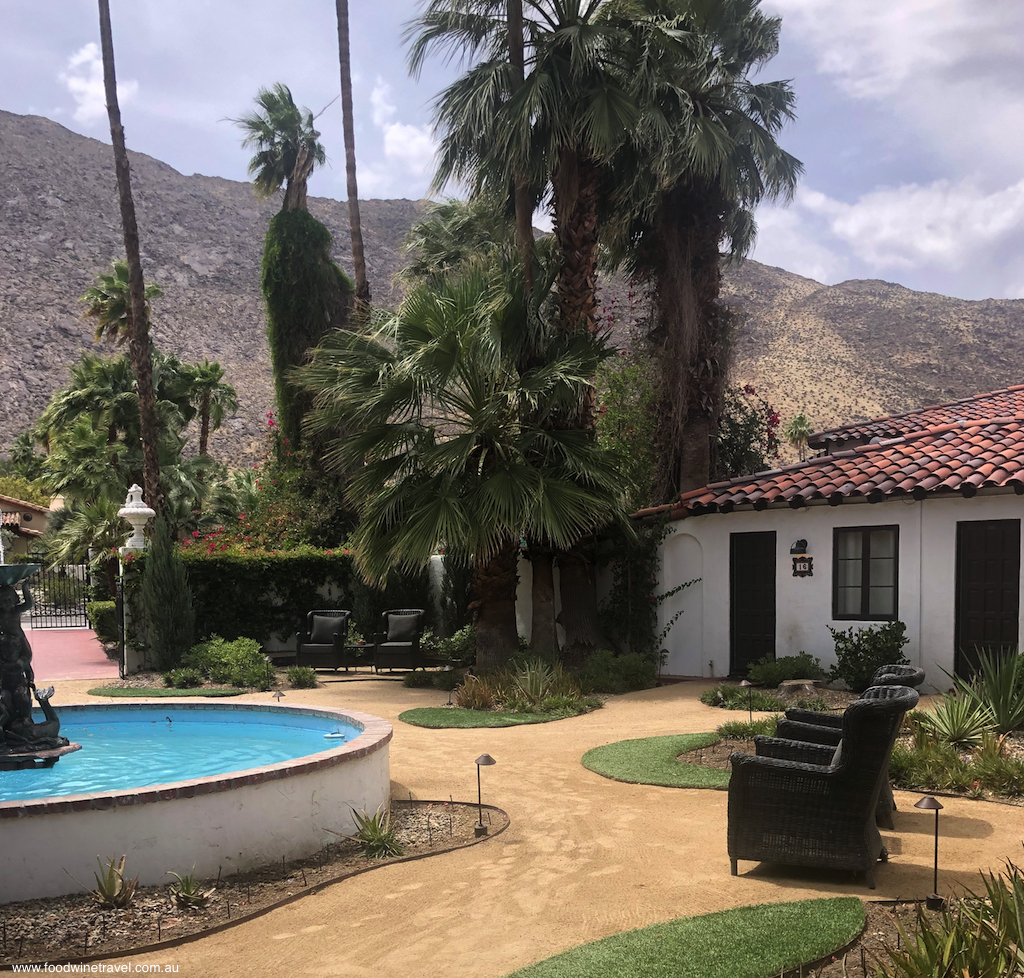 Palm Springs Ingleside Inn exudes the charm of yesteryear.