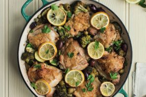 Crispy Chicken with Olives and Lemon, from The Keto All Day Cookbook.