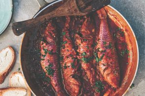 Livorno-style Whole Red Mullet, from Tortellini At Midnight.