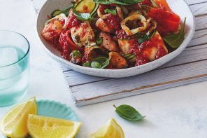 Chargrilled Marinara On Vegetable Pappardelle, from CSIRO Protein Plus Nutrition and Exercise Plan.