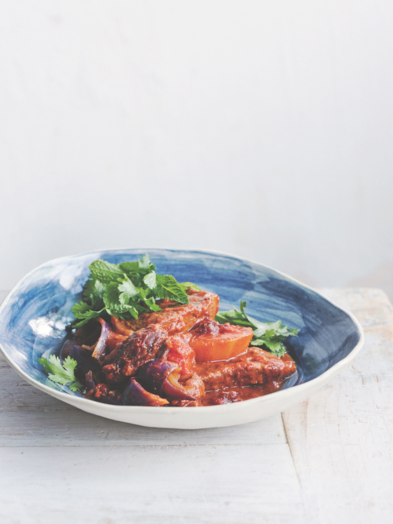 Beef, Sweet Potato and Date Tagine, from The Healthy Slow Cooker by Ross Dobson.