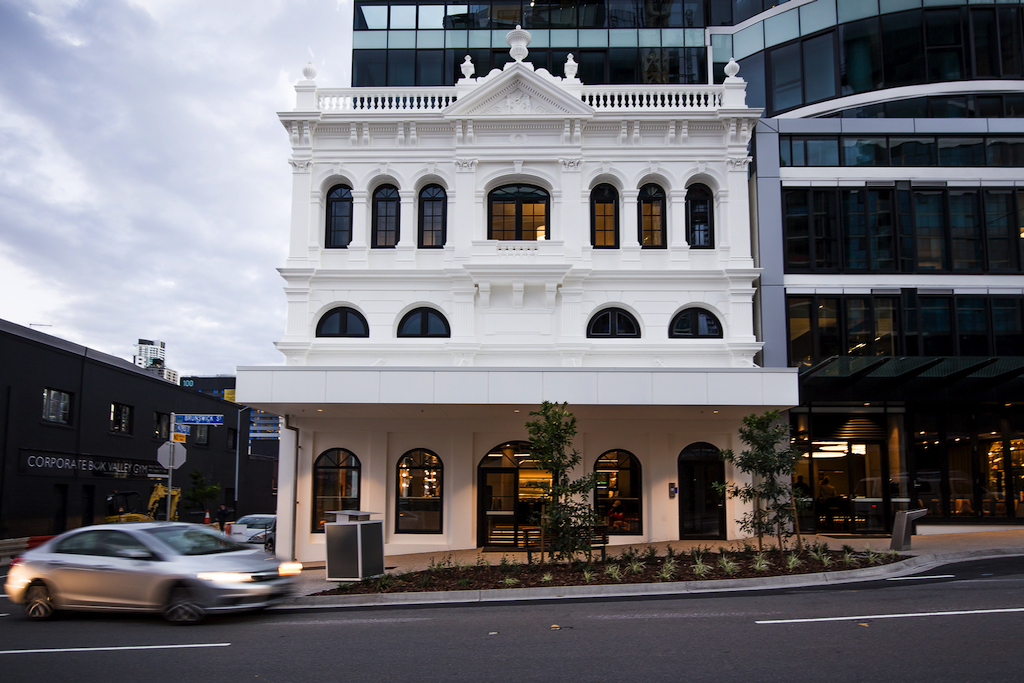 Foresters is in an 1889 heritage building at the base of the new FV Peppers.