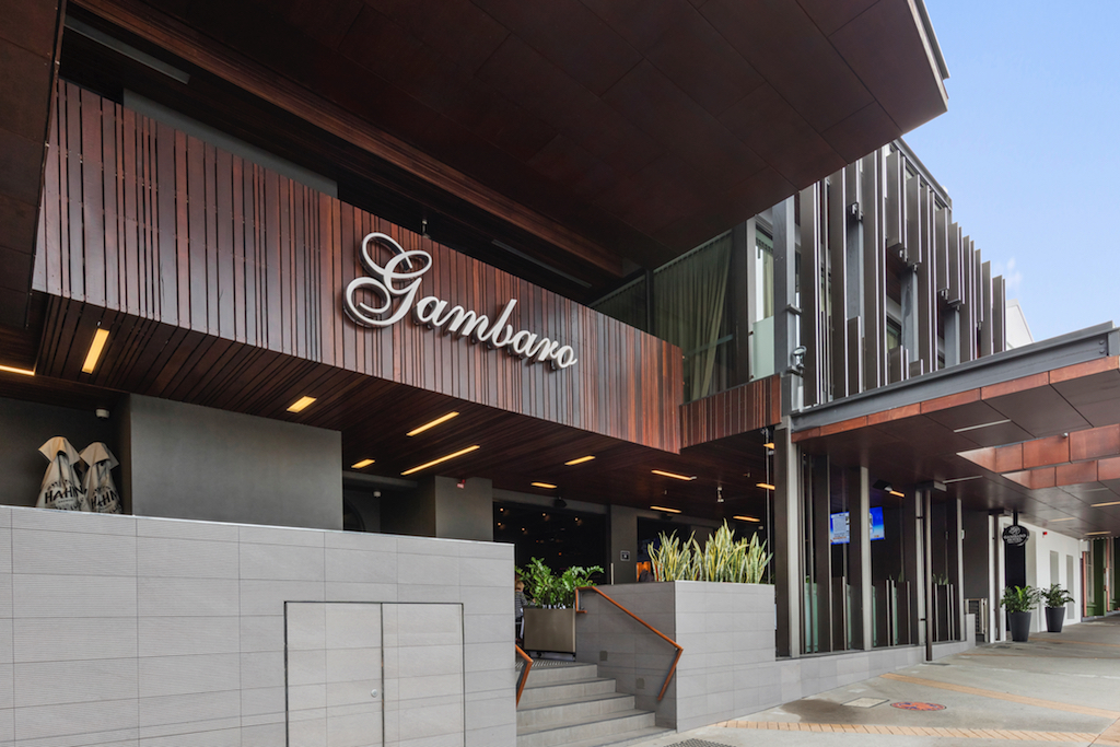 Gambaro Hotel Entrance Supplied