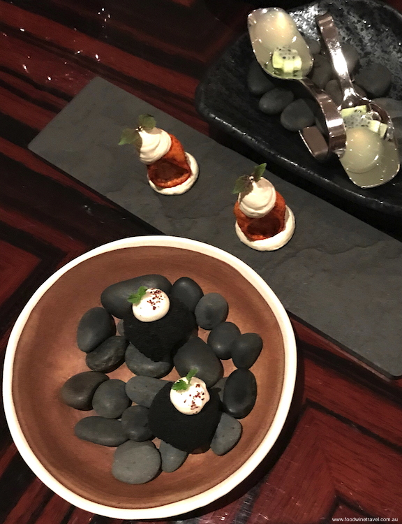 Bacchus Restaurant Japanese Degustation Amuse Bouche