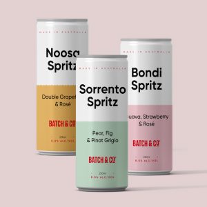 Melbourne's Batch & Co has produced a wine-based Spritz range in sleek cans.