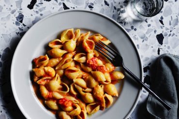 Italian: Big Flavours, Classic Dishes, published by Gourmet Traveller, pasta with vodka sauce recipe.