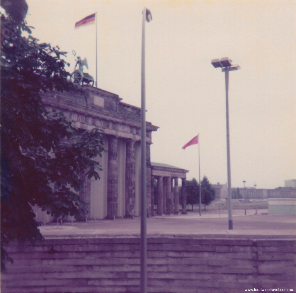 The Brandenburg Gate as it was in 1977, behind the wall, in a city divided.