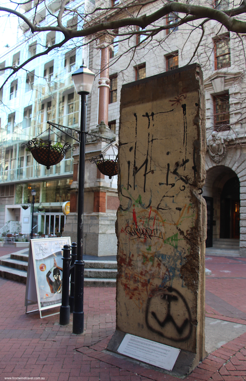 where can you find pieces of the Berlin Wall? section of the Berlin Wall in Cape Town