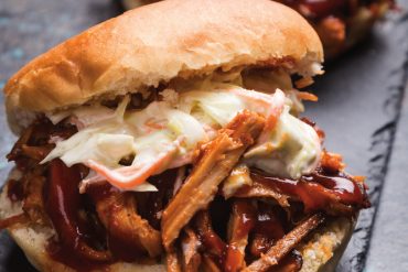 Recipes that go back to basics: Pulled Pork Sliders, from The Slow Cooking Guide.
