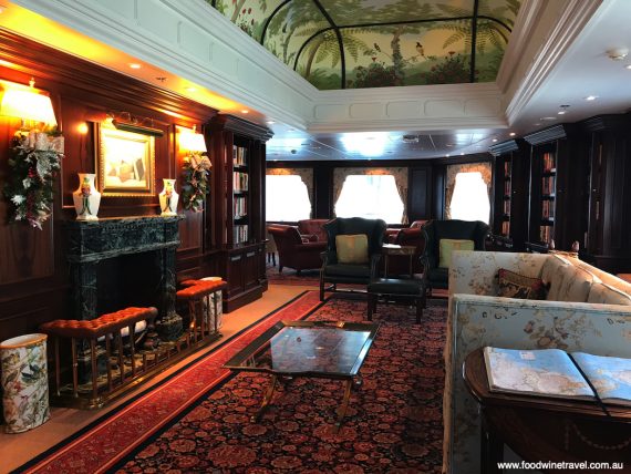 The much-loved Library on board Oceania Cruises' Regatta is the only space that has not been changed.
