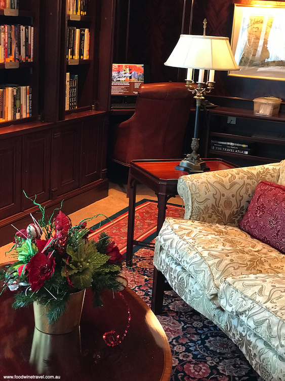 A quiet corner in the Library in which to read and relax.