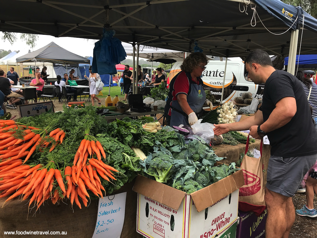 Camden Produce Market, held every Saturday morning.