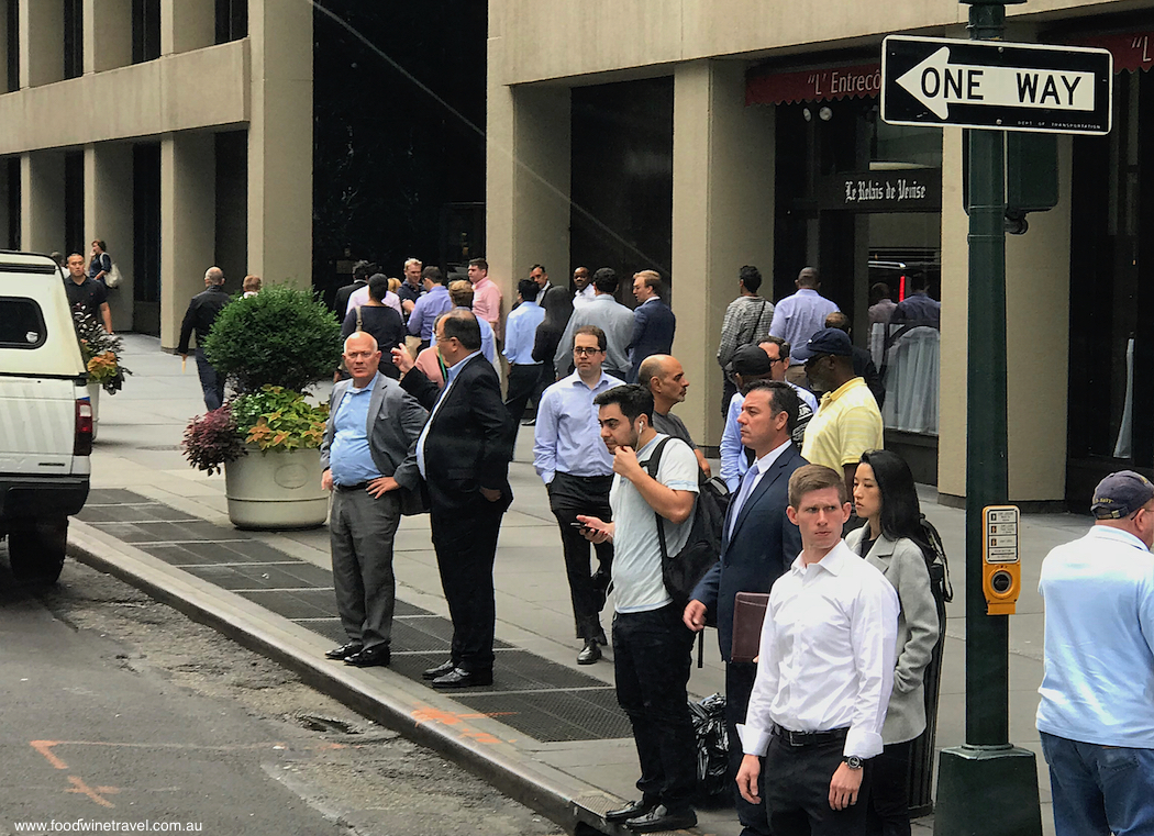 Do these guys know they are standing on the spot where Marilyn Monroe was famously photographed? (Grate second from the right is the spot.) New York movie tour