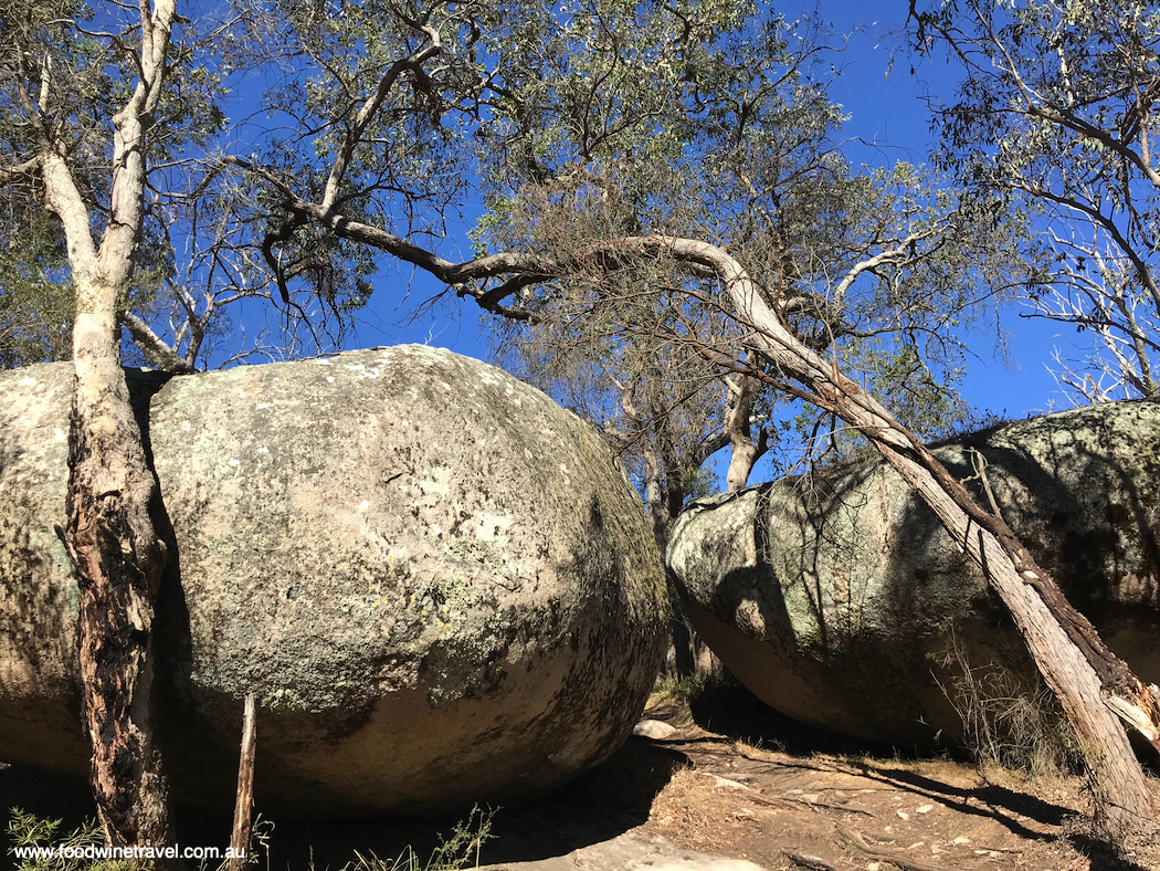 Granite boulders at Donnelly's Castle make for an impressive sight.