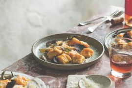 Pumpkin and Ricotta Gnocchi with Black Truffle, from Venetian Republic.