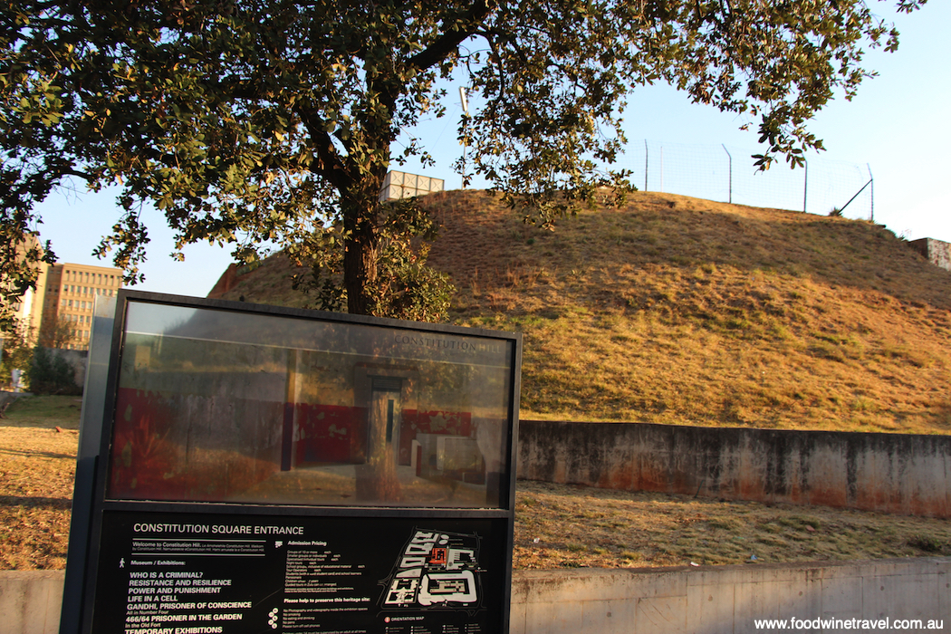 Constitution Hill Johannesburg sites associated with Mandela
