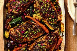 Moroccan Chicken Traybake recipe from Gordon Ramsay's Quick and Delicious: 100 Recipes In 30 Minutes Or Less.